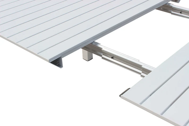 consolle da giardino in alluminio allungabile cm 100x51 50/260 - CALIFORNIA