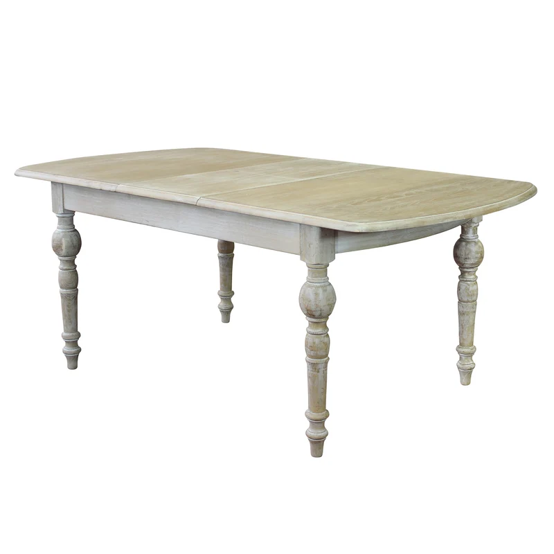 Tavolo da Pranzo Vintage Shabby Chic cm 150-190x100 cm - CROSS