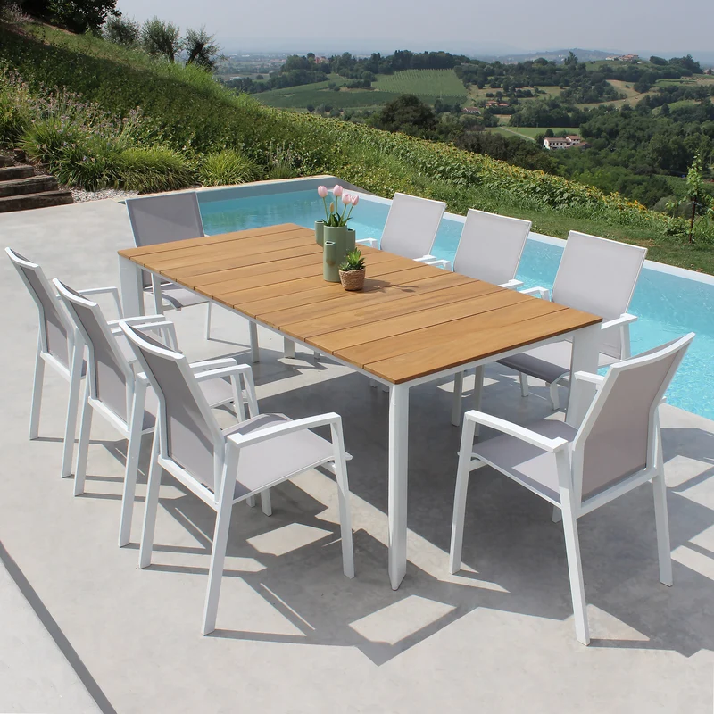Tavolo da giardino allungabile 210/275x100 - FAELAN