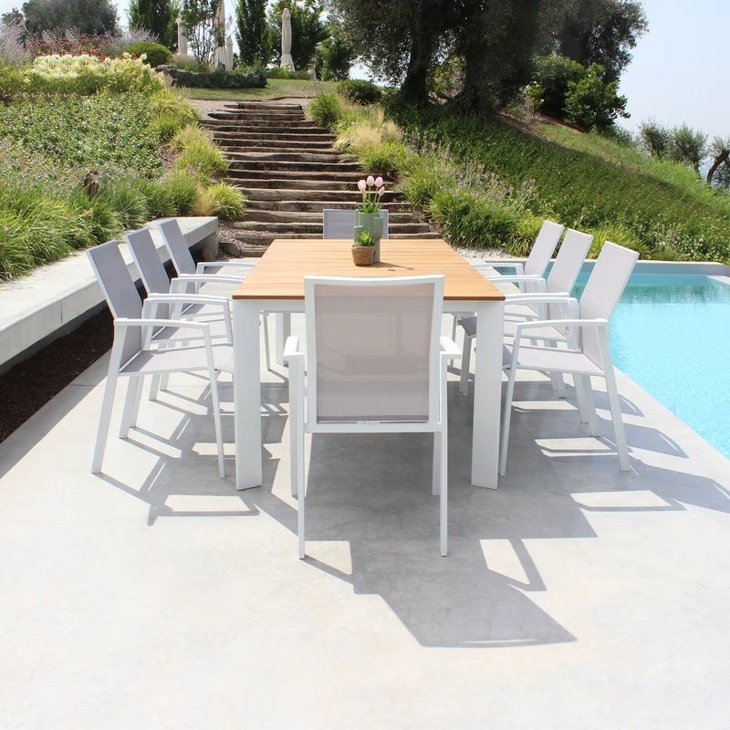 Tavolo da giardino allungabile 210/275x100 - FAELAN