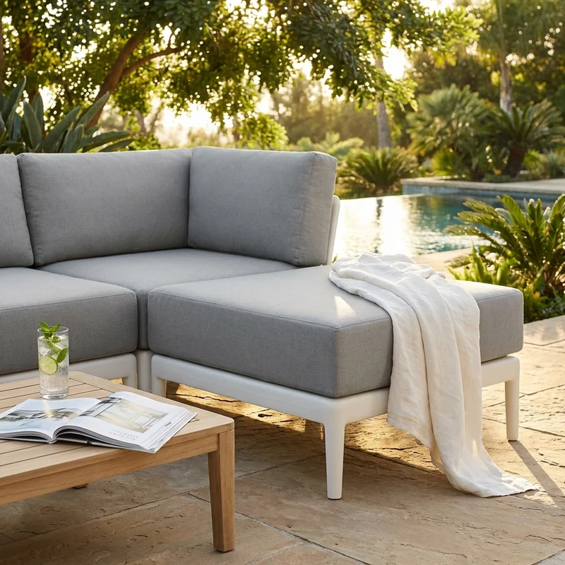 Seduta con cuscino per salotto da giardino - HOTO
