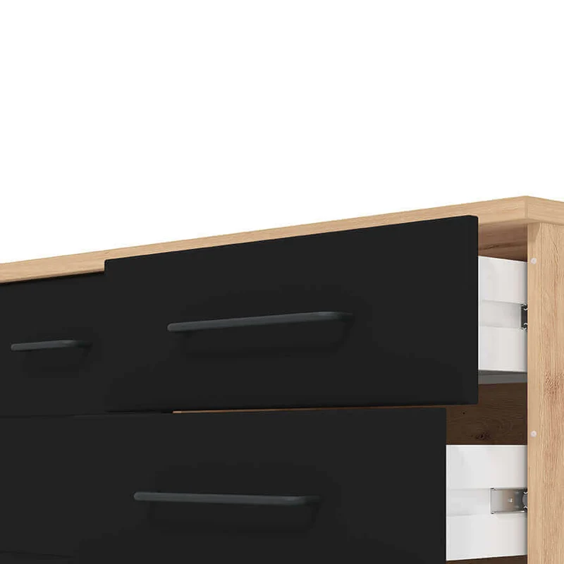madia due ante quattro cassetti moderna cm 161 5x40x84 h - ELLI