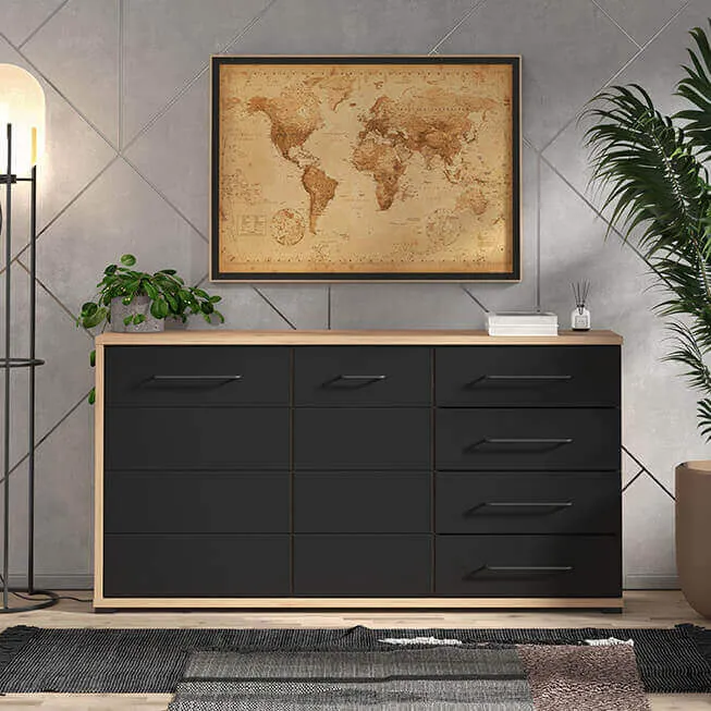 madia due ante quattro cassetti moderna cm 161 5x40x84 h - ELLI