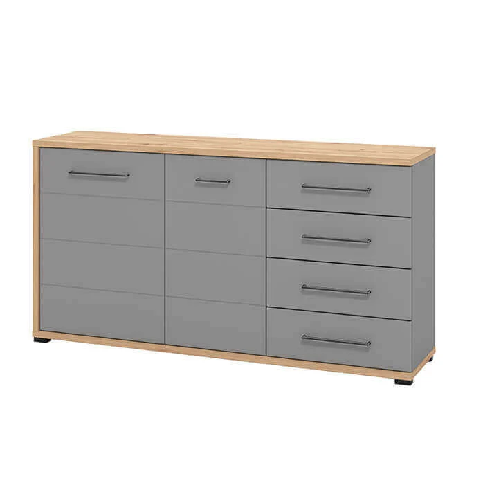 madia due ante quattro cassetti moderna cm 161 5x40x84 h - ELLI