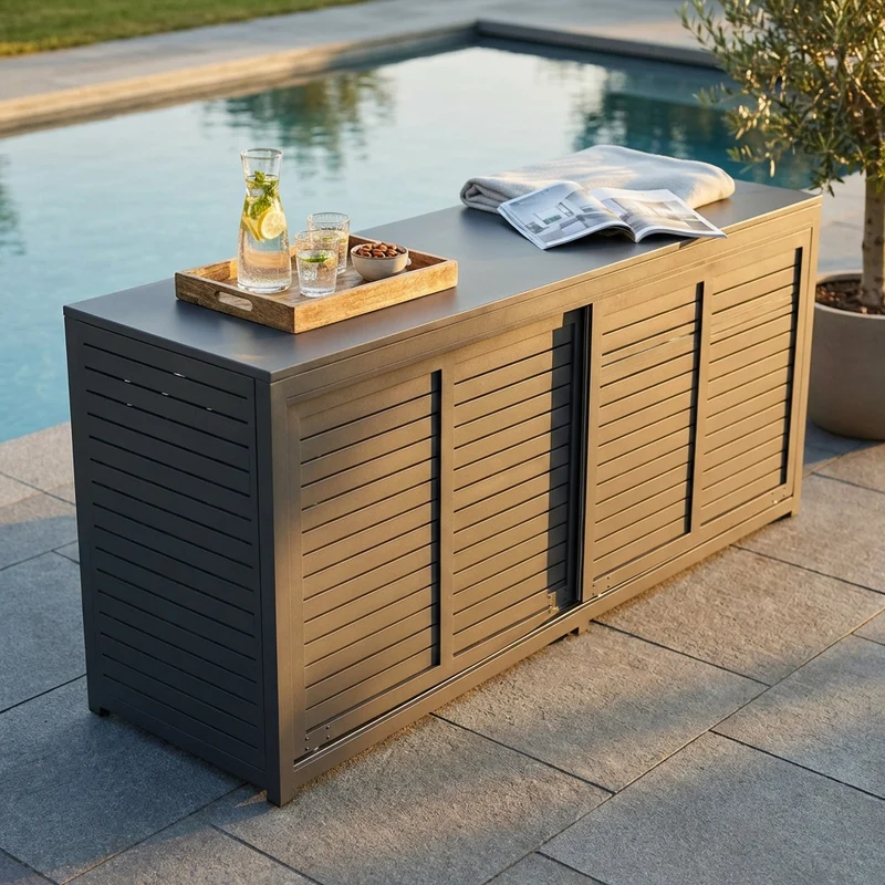 Credenza da giardino in alluminio - ORGOL