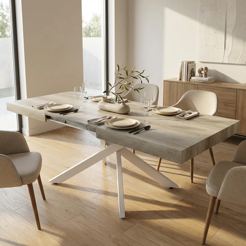 Tavolo da pranzo allungabile 160/240x90 - POTHOS