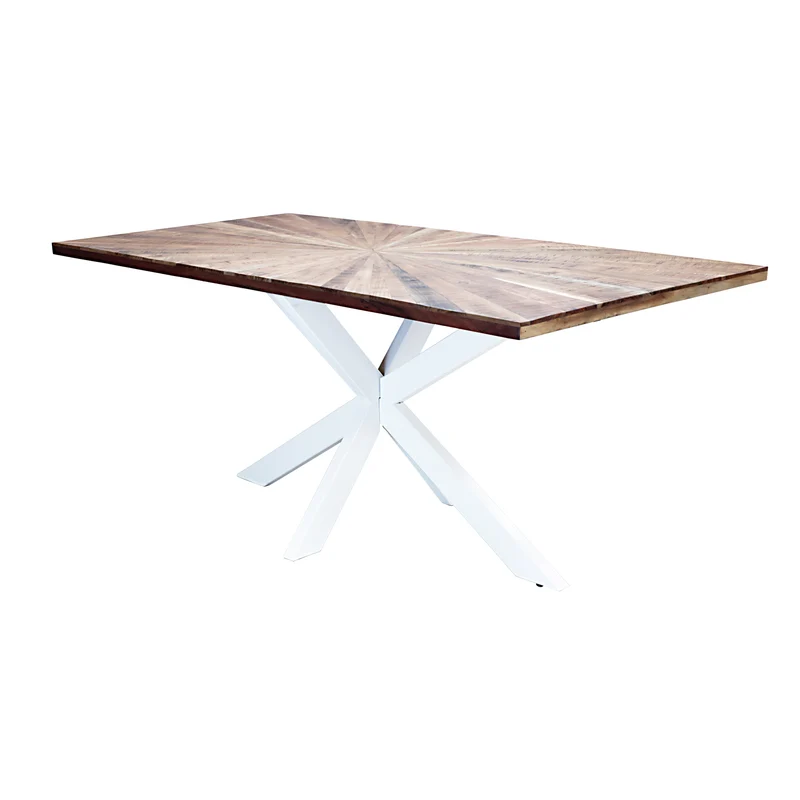 Tavolo da pranzo in legno di acacia 180x90 cm - RILEY