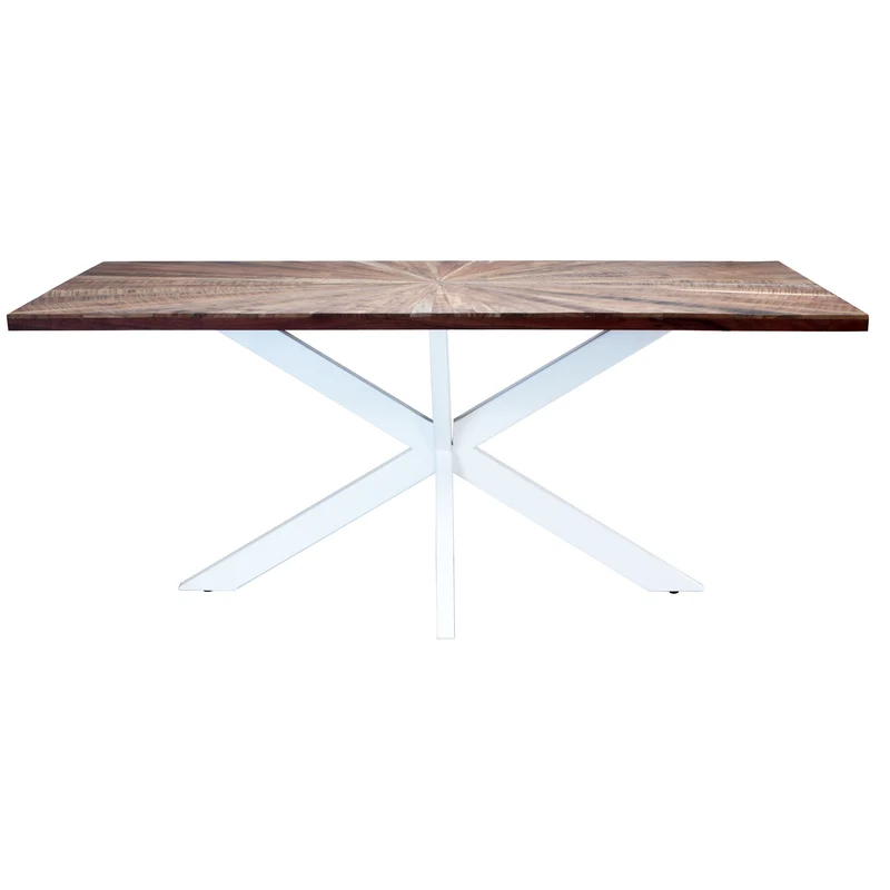 Tavolo da pranzo in legno di acacia 180x90 cm - RILEY