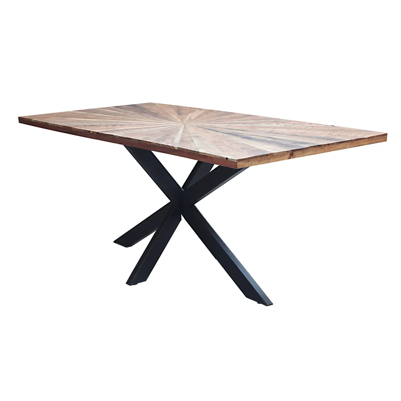 Tavolo da pranzo in legno di acacia 180x90 cm - RILEY