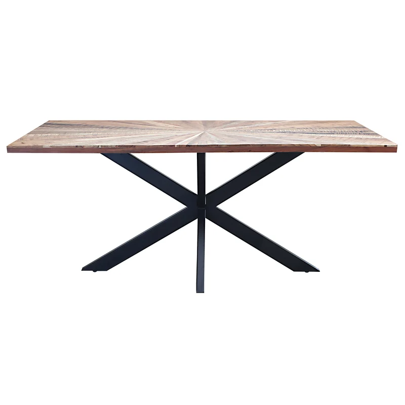 Tavolo da pranzo in legno di acacia 180x90 cm - RILEY