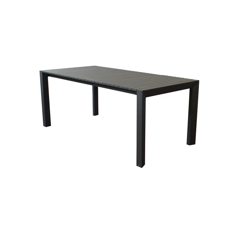 Tavolo da giardino allungabile in alluminio 182/237x90 cm - THALIA