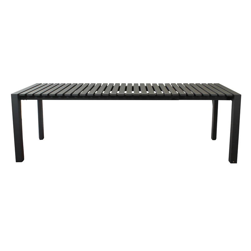 Tavolo da giardino allungabile in alluminio 182/237x90 cm - THALIA