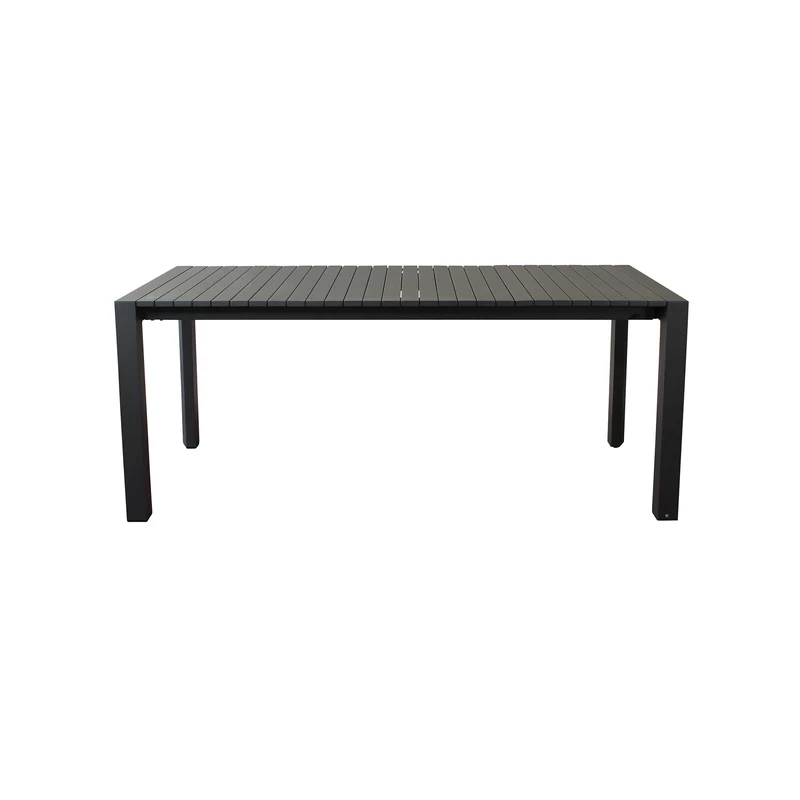 Tavolo da giardino allungabile in alluminio 182/237x90 cm - THALIA
