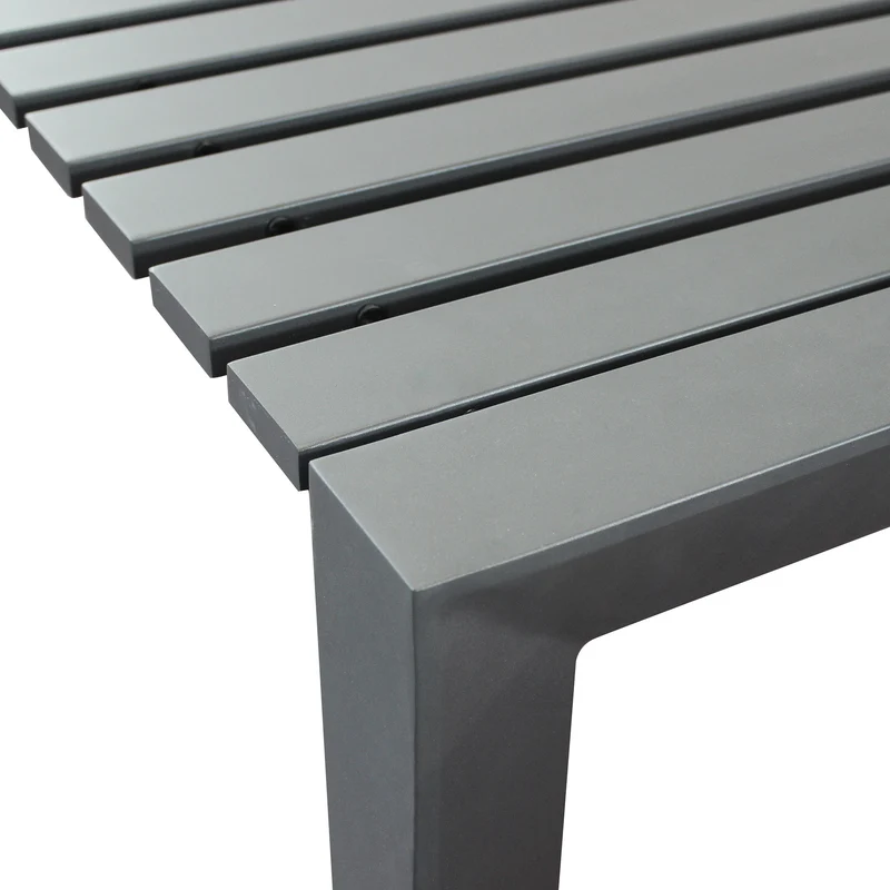 Tavolo da giardino allungabile in alluminio 182/237x90 cm - THALIA