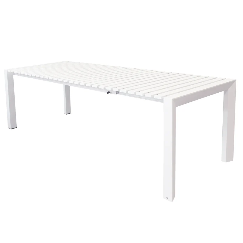 Tavolo da giardino allungabile in alluminio 182/237x90 cm - THALIA