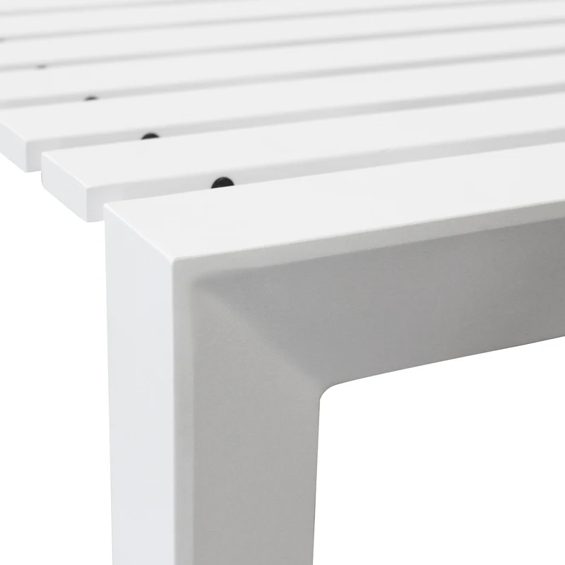 Tavolo da giardino allungabile in alluminio 182/237x90 cm - THALIA