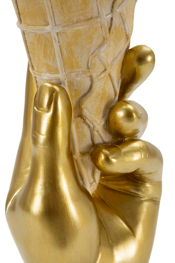 Cono portafiori in metallo decorativo 12,5x11x31 cm - CONO