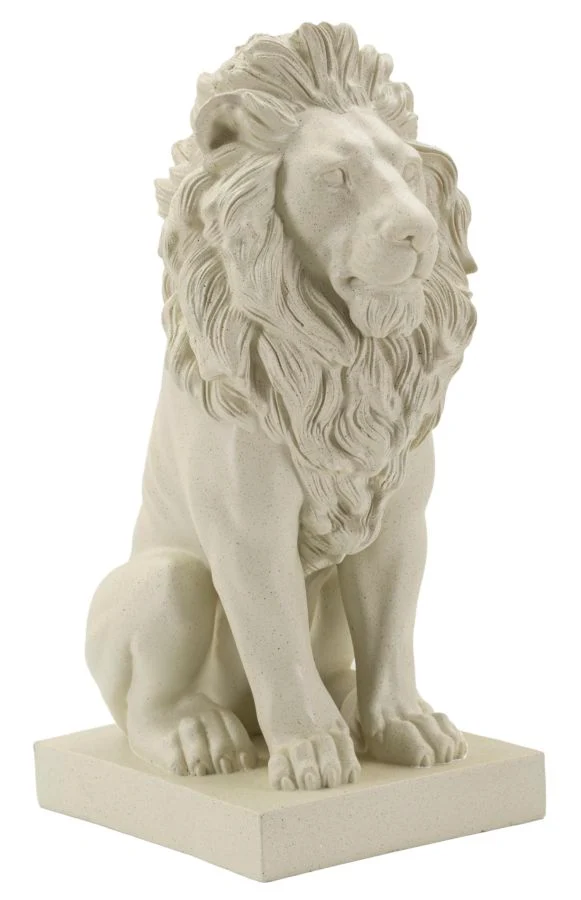Sgabello in pietra sintetica 17,5x25x40 cm - LEONE