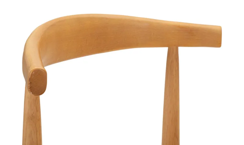 Sedia in Legno con Schienale Giapponese e Seduta in Rattan Set 2 Pezzi - JAPAN