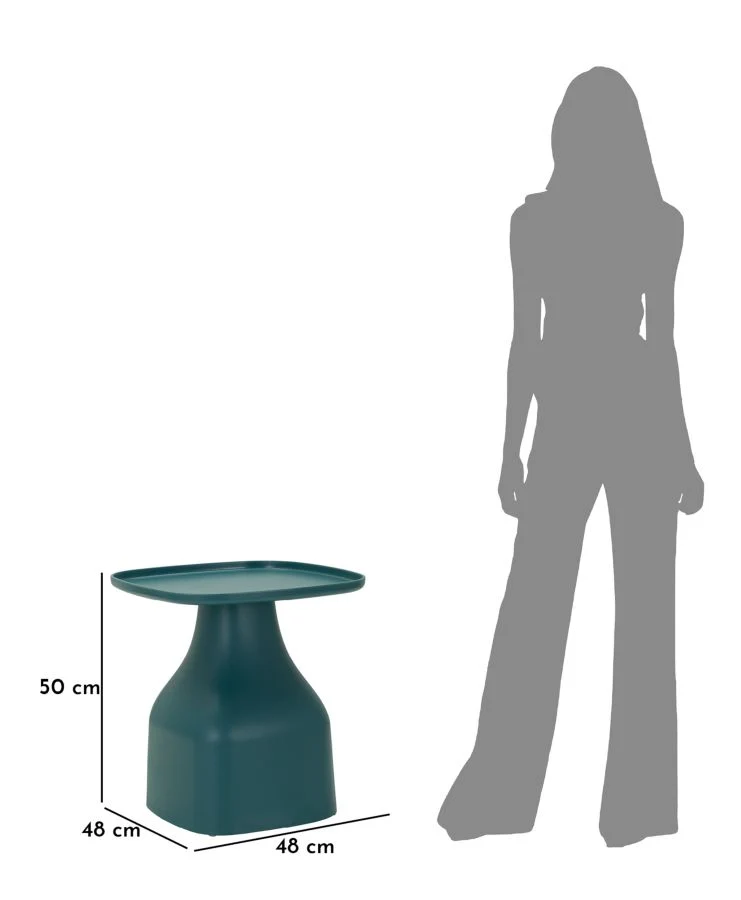Tavolinetto da salotto quadrato 48x48x50 cm - GEA