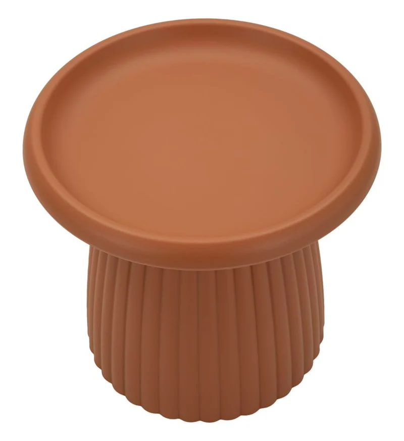 Tavolino rotondo design organico diametro 50 cm altezza 45 cm - GEAX