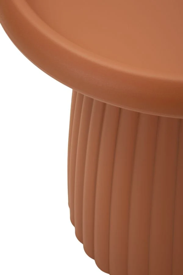 Tavolino rotondo design organico diametro 50 cm altezza 45 cm - GEAX