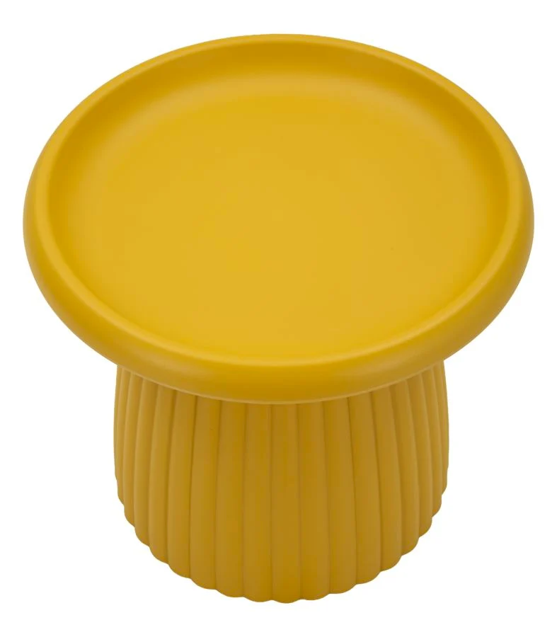 Tavolino rotondo design organico diametro 50 cm altezza 45 cm - GEAX