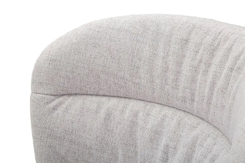 Sedia imbottita in tessuto con gambe in metallo set 2 pezzi - LOSANNA
