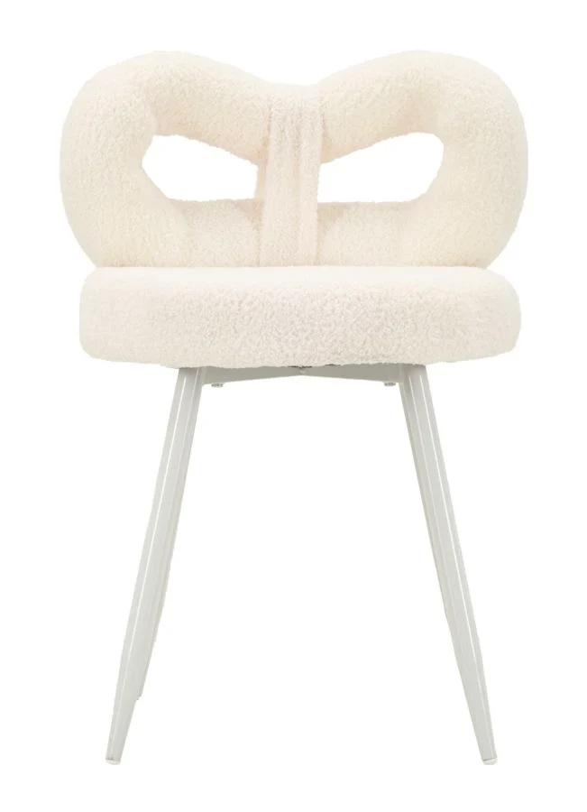Sedia design bouclé avvolgente per interni glamour contemporanei - ILARY