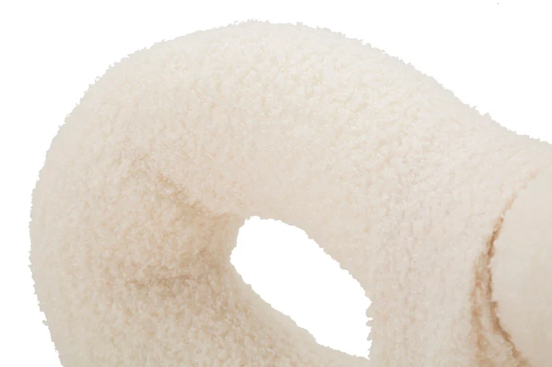 Sedia design bouclé avvolgente per interni glamour contemporanei - ILARY