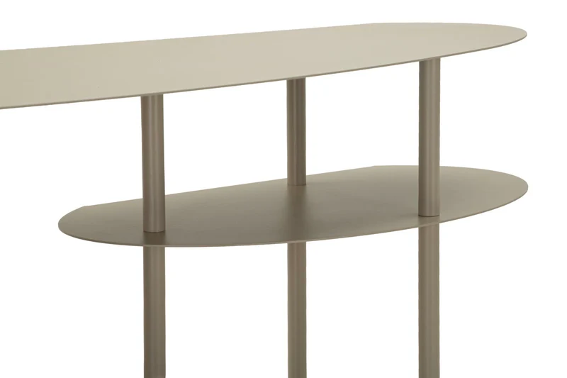 Consolle moderna con ripiano in finitura neutra 118x34x82 cm - SATURNO PLUS