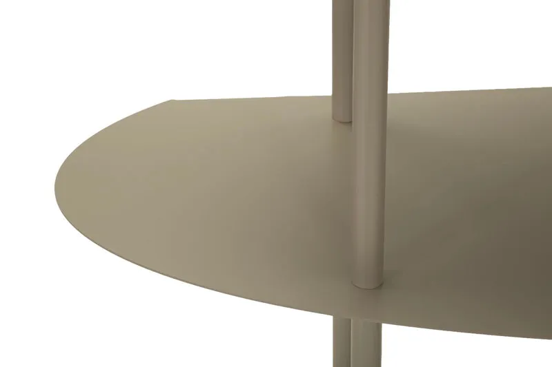 Consolle moderna con ripiano in finitura neutra 118x34x82 cm - SATURNO PLUS