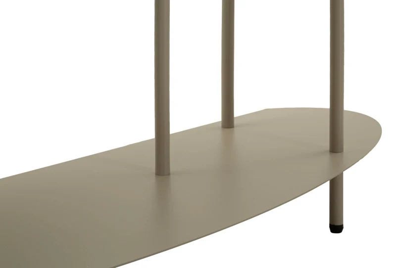 Consolle moderna con ripiano in finitura neutra 118x34x82 cm - SATURNO PLUS