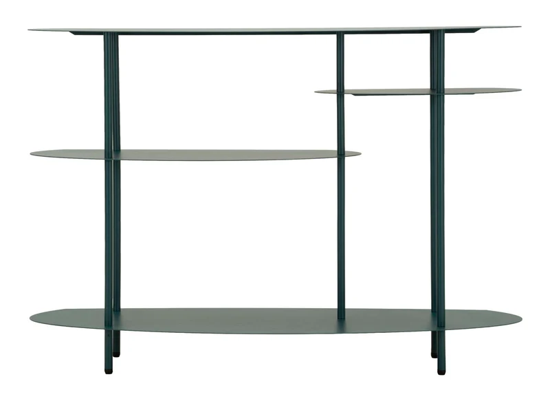 Consolle moderna con ripiano in finitura neutra 118x34x82 cm - SATURNO PLUS