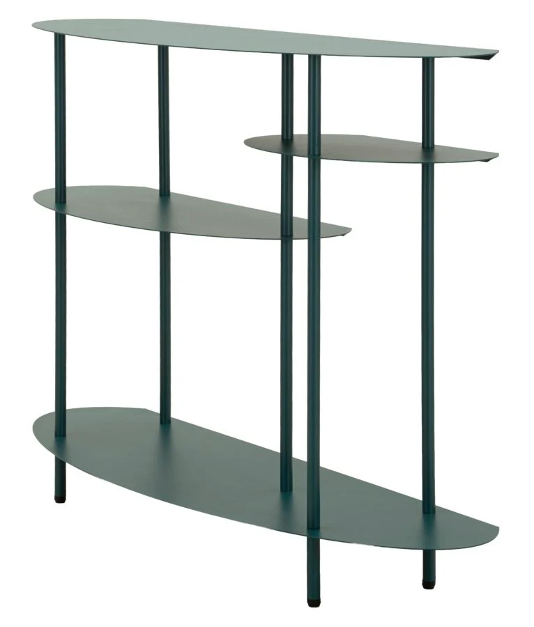 Consolle moderna con ripiano in finitura neutra 118x34x82 cm - SATURNO PLUS