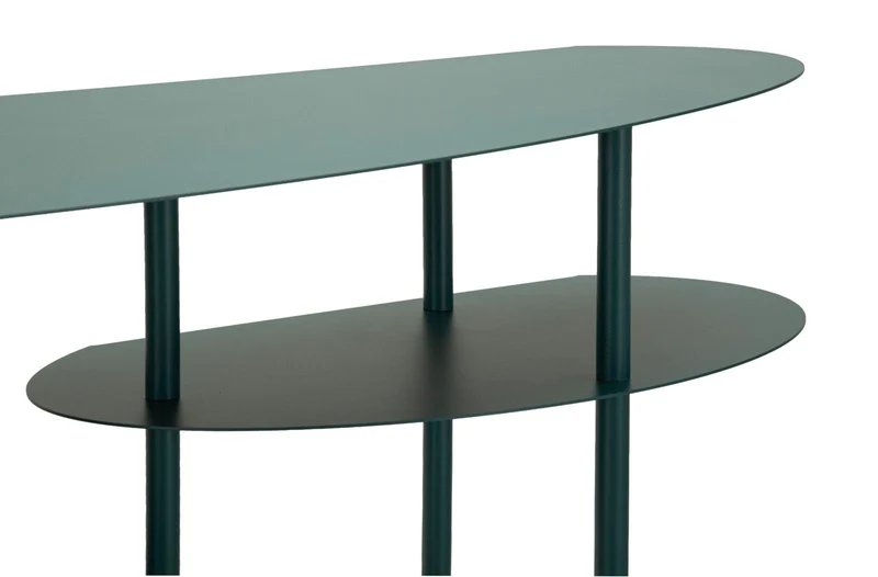 Consolle moderna con ripiano in finitura neutra 118x34x82 cm - SATURNO PLUS