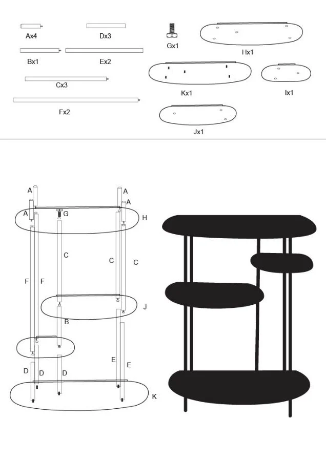 Consolle moderna con ripiano in finitura neutra 118x34x82 cm - SATURNO PLUS