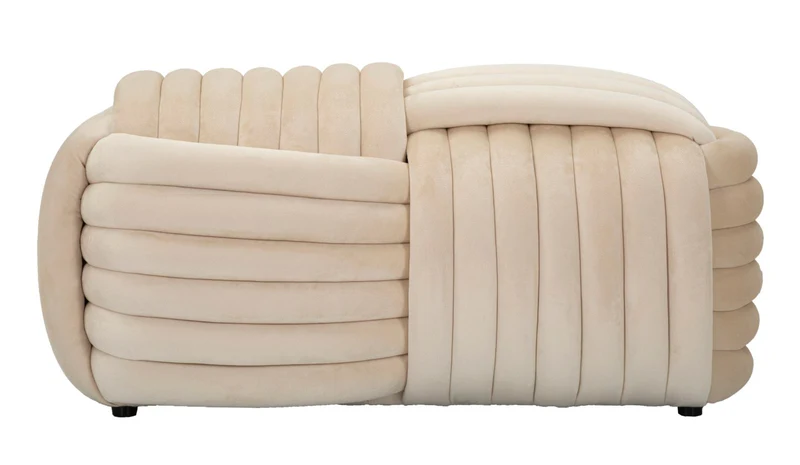 Panca imbottita color in tessuto 90x45x45 cm - SOFTY