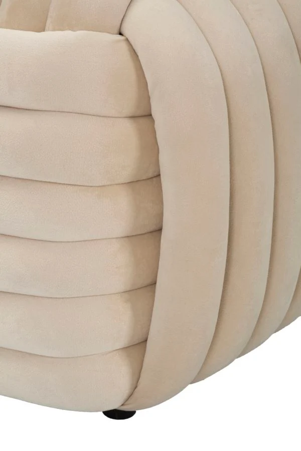 Panca imbottita color in tessuto 90x45x45 cm - SOFTY