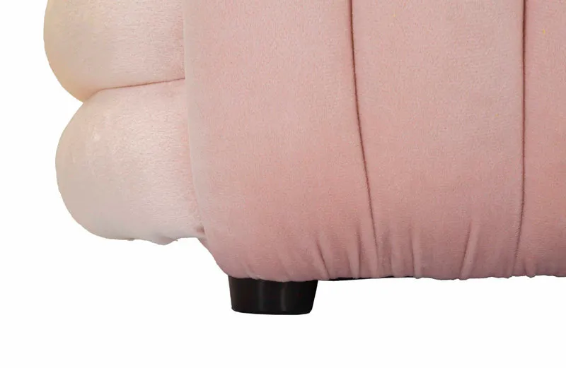 Panca imbottita color in tessuto 90x45x45 cm - SOFTY