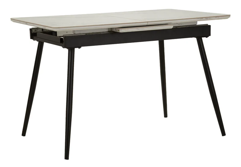 Tavolo da pranzo allungabile in metallo 120x80 cm - MATT