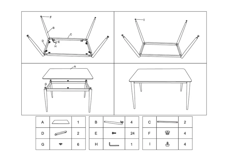 Tavolo da pranzo effetto marmo con gambe in metallo nero 138x78 - JOSH