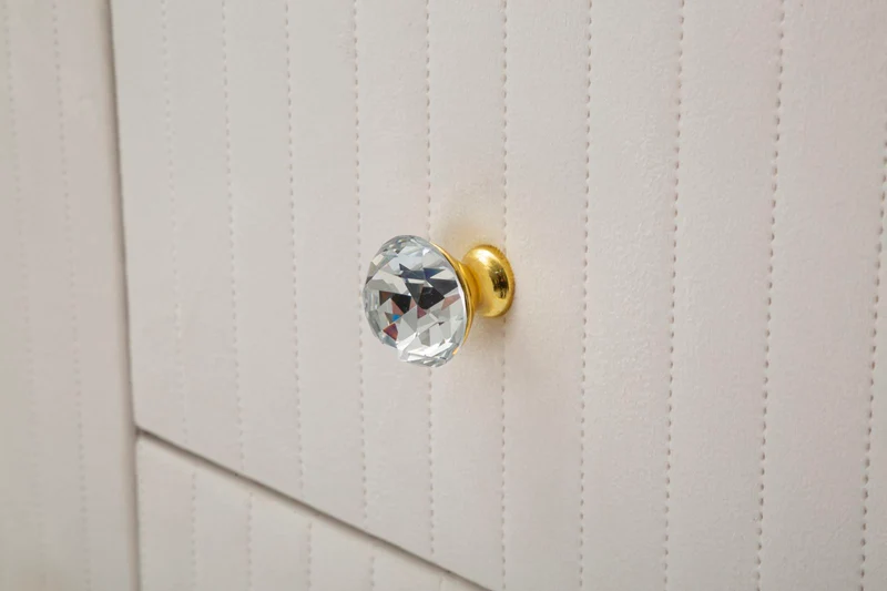 Mobile ingresso con ante cassetti struttura dorata e piano marmo 120 cm - MONTPELLIER
