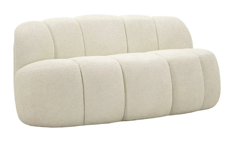 Divanetto a forma sferica dal design scultoreo e glamour - BALL