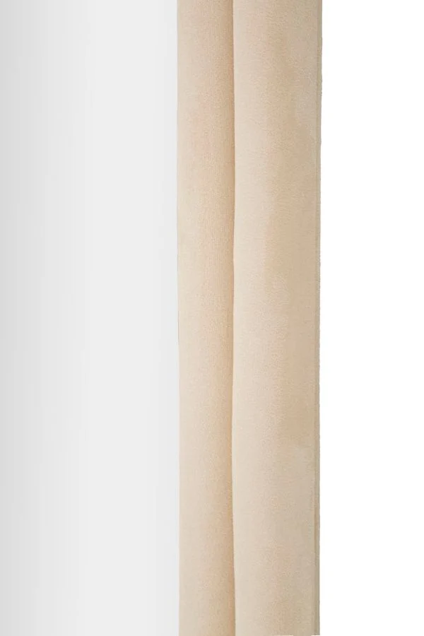 Specchio da parete con cornice in legno rivestita in velluto ad arco - CLOE