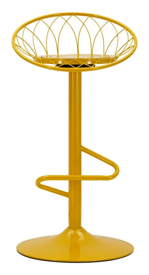 Sgabello da bar in metallo con seduta imbottita design moderno - CLOX