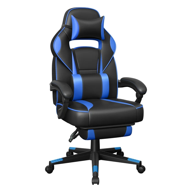 Sedia da Ufficio Ergonomica con Poggiapiedi Telescopico Schienale Regolabile