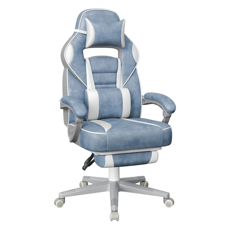 Sedia da Ufficio Ergonomica con Poggiapiedi Telescopico Schienale Regolabile
