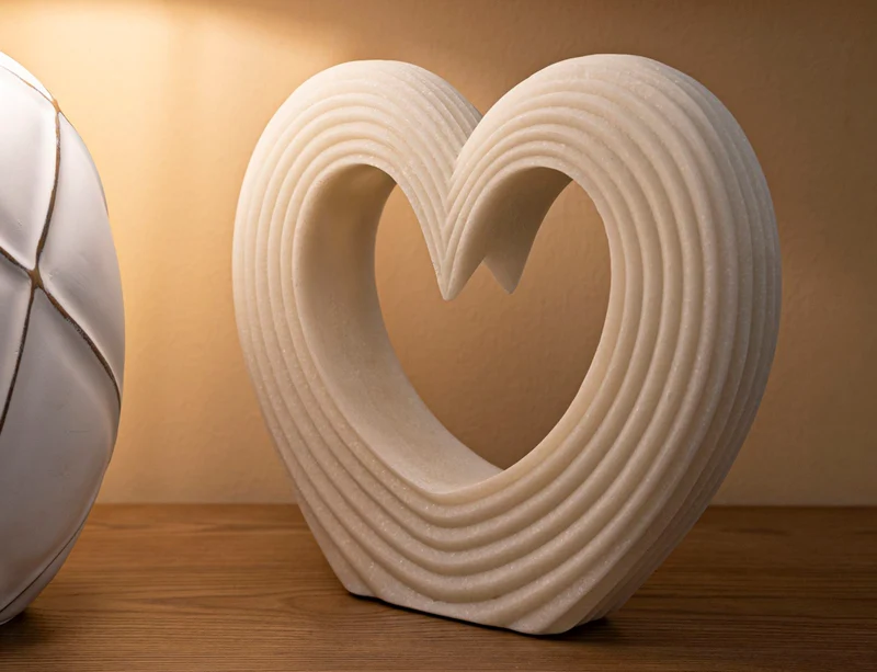 Tavolino portaoggetti in quarzo 30x7x26 cm - LOVVY QUARZY