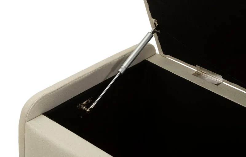 Panca contenitore imbottita 130x45x45 cm per camera da letto - BAUTY